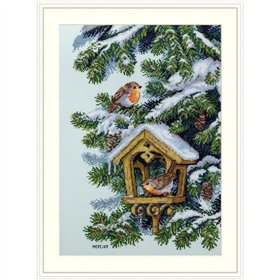 Merejka Embroidery kit Robins