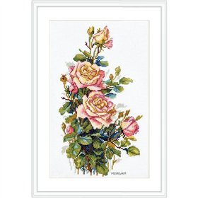Merejka Embroidery kit Yellow Roses