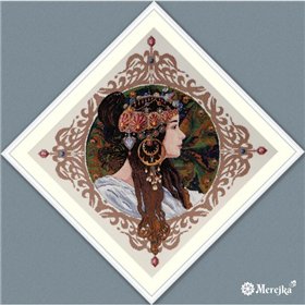 Merejka Embroidery kit Brunette
