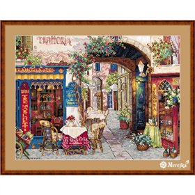 Merejka Embroidery kit Cafe in Verona
