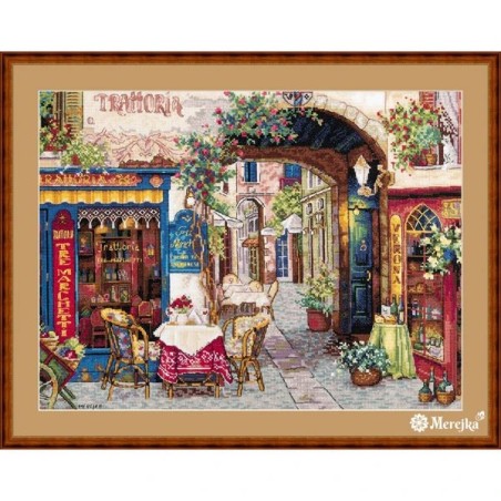 Merejka Embroidery kit Cafe in Verona
