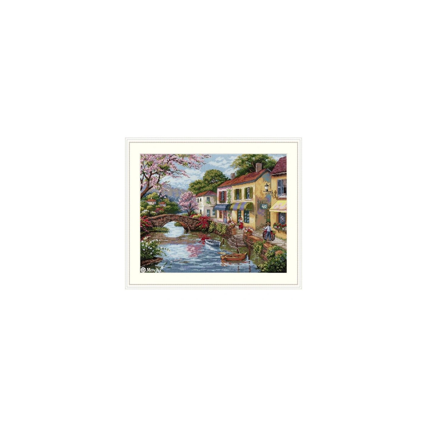 Merejka Kit de broderie Village pittoresque
