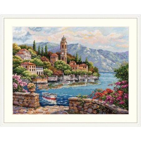Merejka Borduurpakket Lago di Como