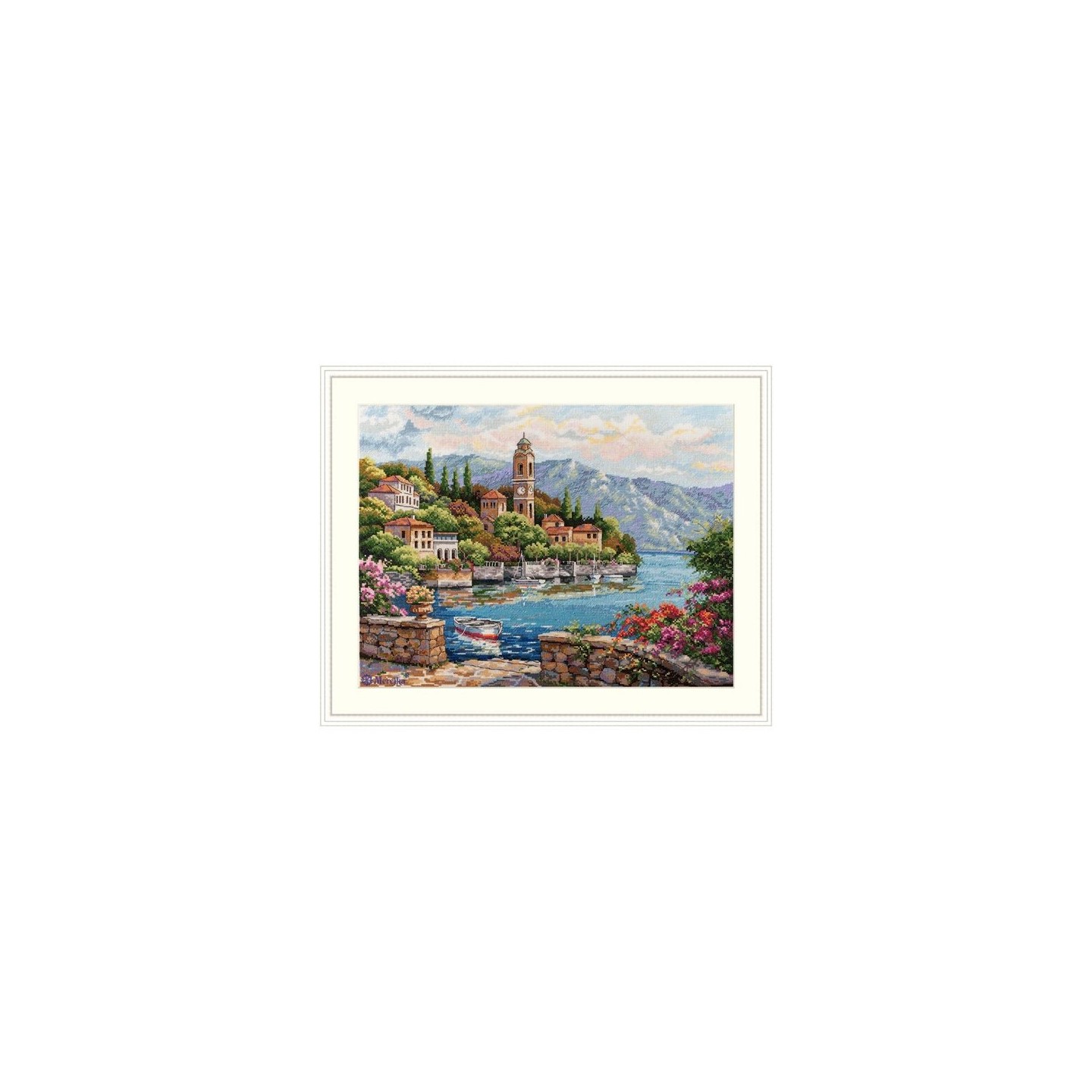 Merejka Borduurpakket Lago di Como 