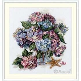 Merejka Borduurpakket Hortensia