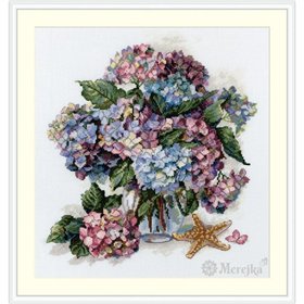 Merejka Embroidery kit Hydrangea