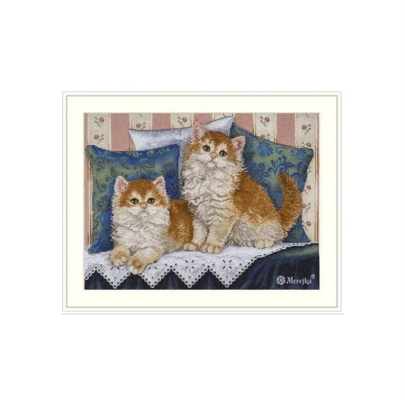 Embroidery kit Fluffy Fellows Embroidery kit Fluffy Fellows