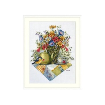 Merejka Embroidery kit Wildflower Tea