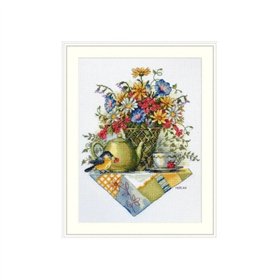Merejka Stickset über die Wildblume Tee