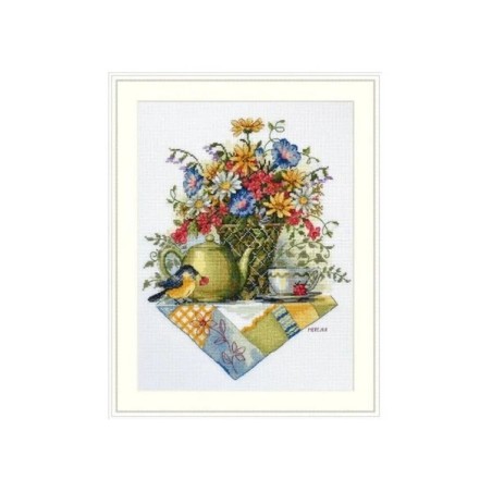 Merejka Embroidery kit Wildflower Tea