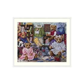Merejka Stickset über die Teddybär