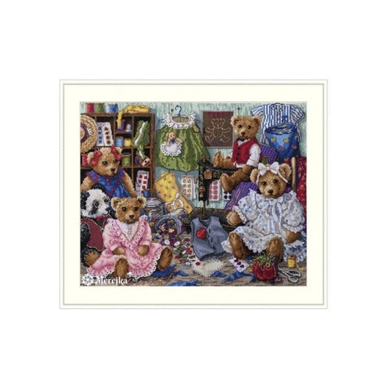Borduurpakket Teddybeerkleding Borduurpakket Teddybeerkleding