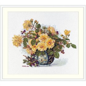 Merejka Stickset über die Rosen und Beeren