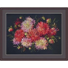 Merejka Borduurpakket Dahlia's