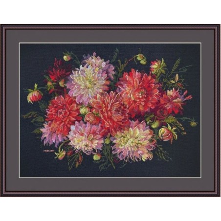 Merejka Borduurpakket Dahlia's