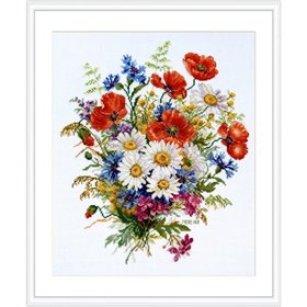 Merejka Stickset über die Wiesenblüten