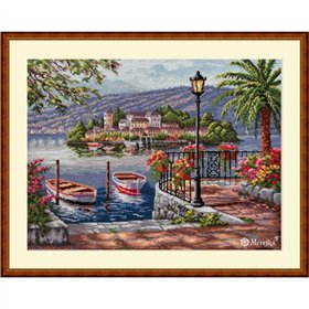 Merejka Kit de broderie Lago del Porto