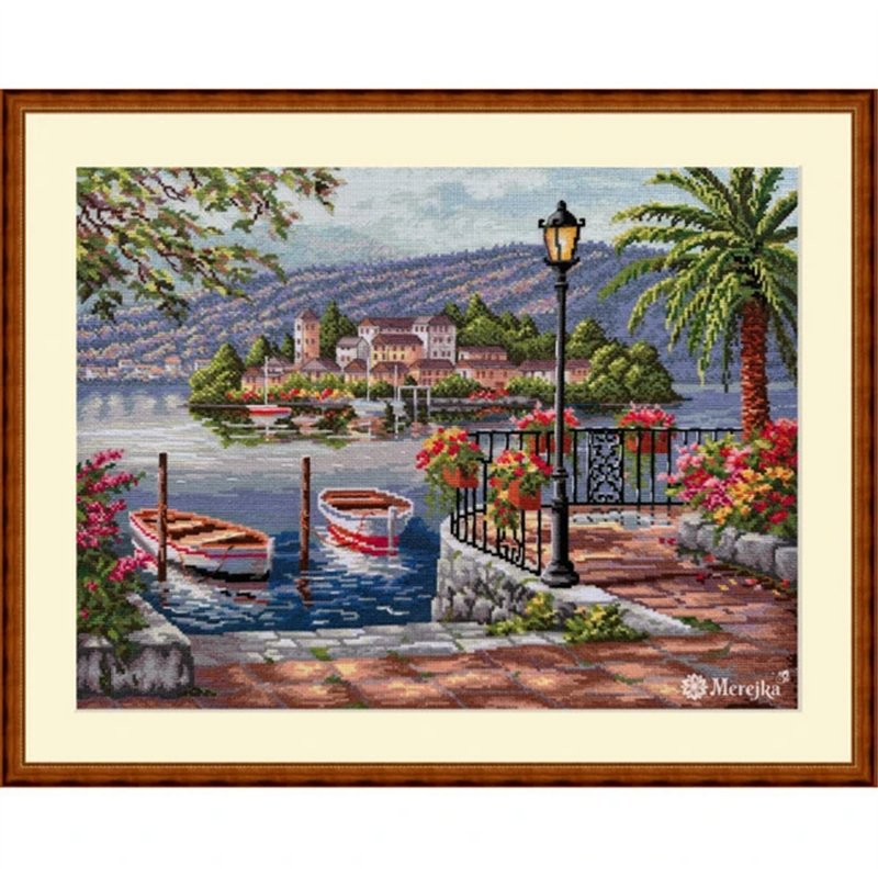 Embroidery kit Lago del Porto