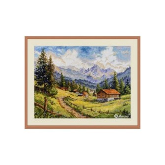Merejka Borduurpakket De vallei van Chamonix 