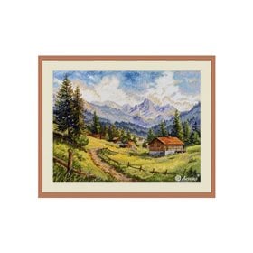 Merejka Borduurpakket De vallei van Chamonix