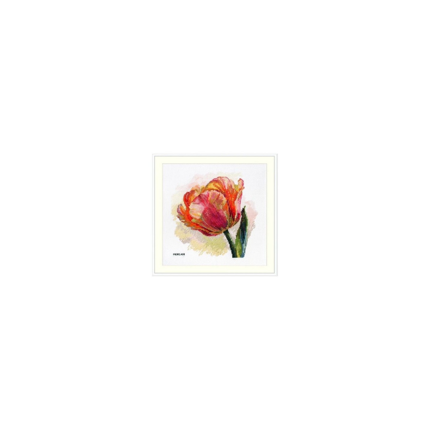 Merejka Kit de broderie « Tulipe perroquet »
