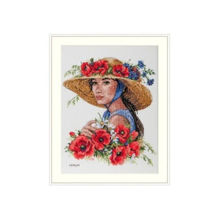 Merejka Embroidery kit "Flower Hat"