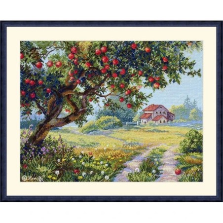 Merejka Stickset über die Die Alter Apfelbaum