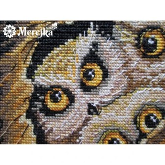 Merejka Stickset über die Eulen 