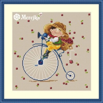 Merejka Kit de broderie Cerise