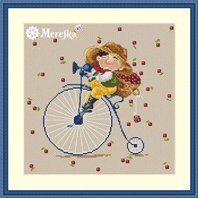 Merejka Kit de broderie Cerise