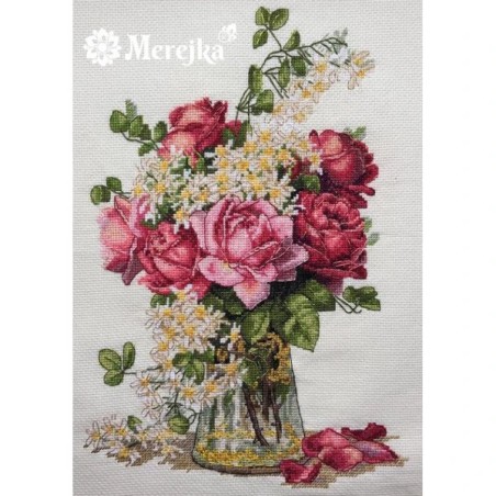 Merejka Stickset über die Rosen 