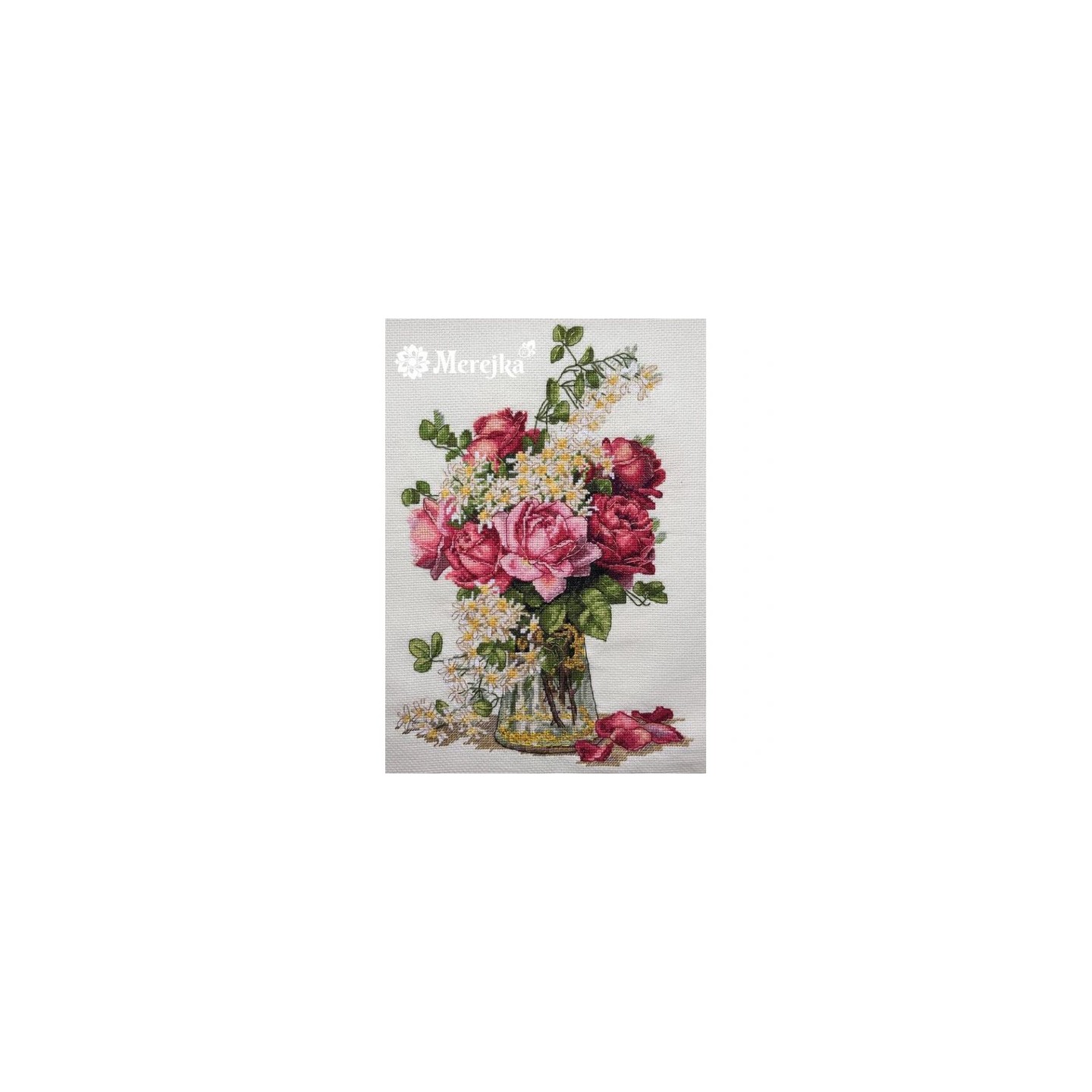 Merejka Kit de broderie Roses