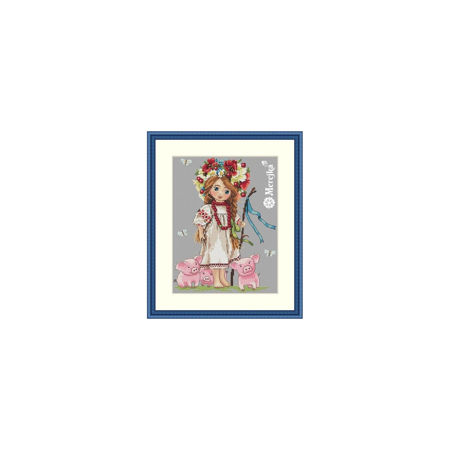 Merejka Embroidery kit Shepherd Girl