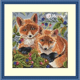 Merejka Embroidery kit Foxes