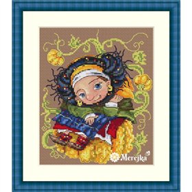 Merejka Kit de broderie Citrouille