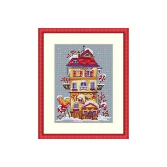 Merejka Embroidery kit Winter House