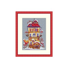 Merejka Embroidery kit Winter House