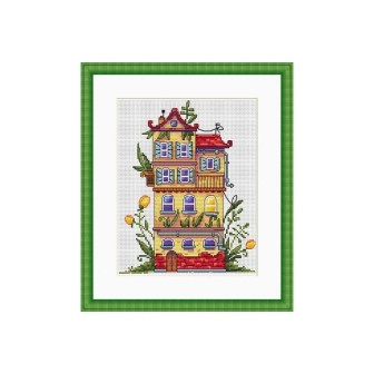 Merejka Borduurpakket Lentehuis 