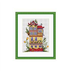 Merejka Stickset über die Frühlingshaus 