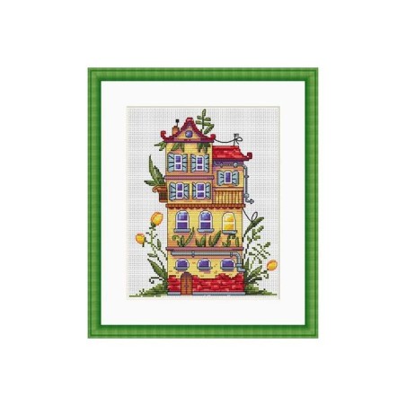 Merejka Kit de broderie Maison de printemps