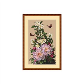 Merejka Embroidery kit Peonies