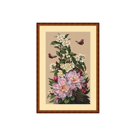 Merejka Embroidery kit Peonies