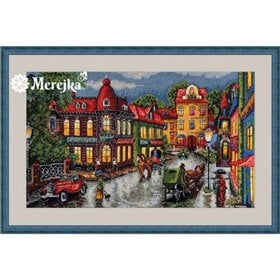 Merejka Borduurpakket De oude stad