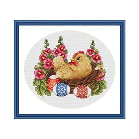 Merejka Stickset über die Frohe Ostern