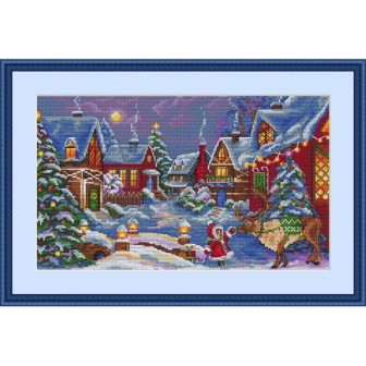 Merejka Kit de broderie Invité de Noël