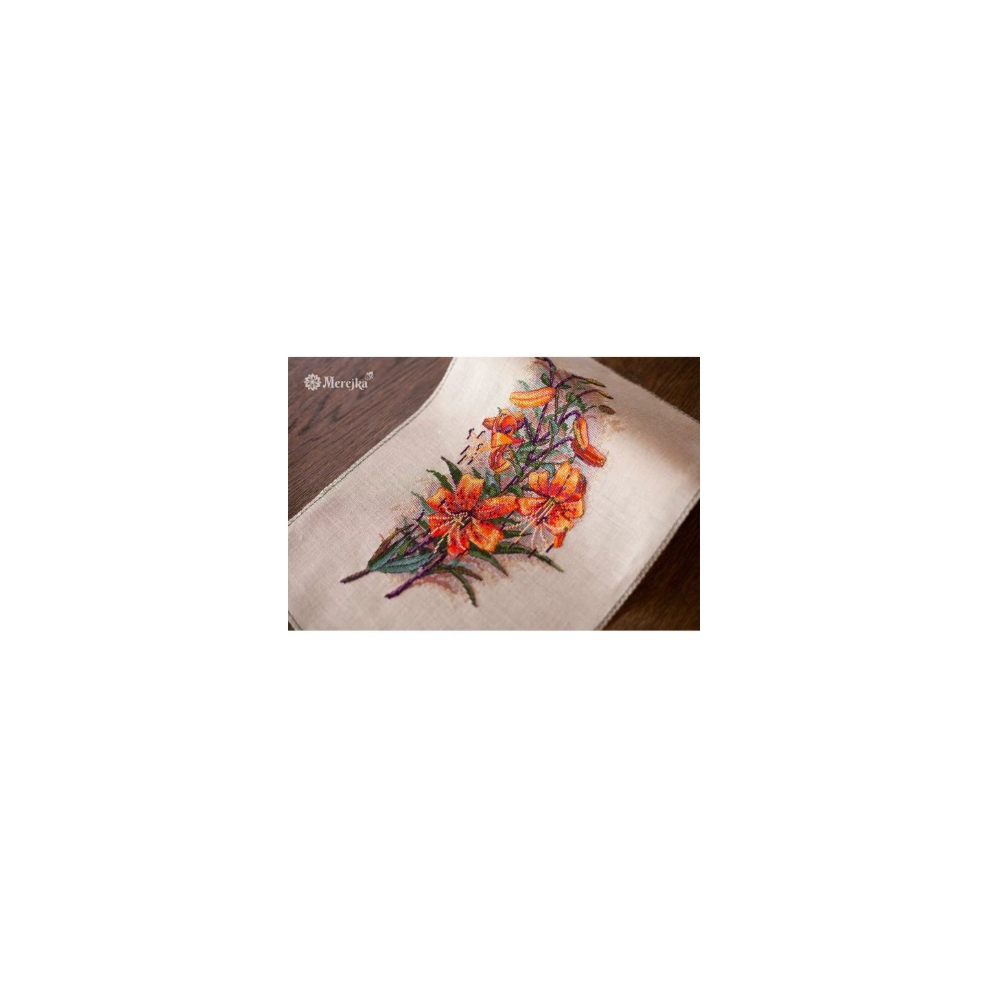 Merejka Embroidery kit Vintage Lilies