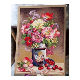 Merejka Embroidery kit Cupid's Flowers