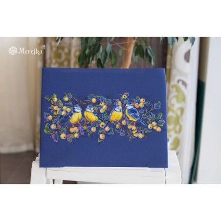 Merejka Embroidery kit Titmouses
