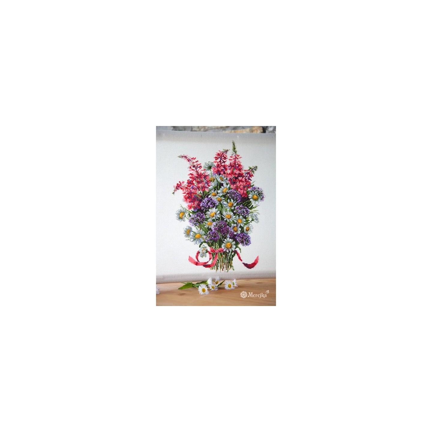 Merejka Embroidery kit Field Flowers