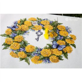 Merejka Kit de broderie Couronne de pissenlits